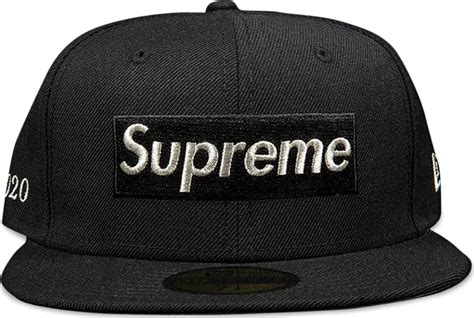 supreme 1m metallic box logo|Supreme $1M Metallic Box Logo New Era Black.